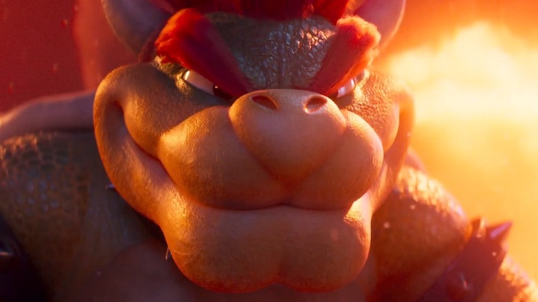 Bowser smirking