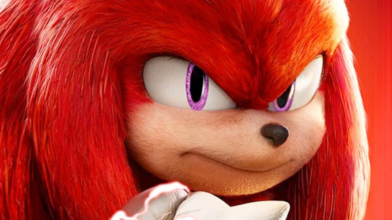 Sonic 2 Knuckles intense stare