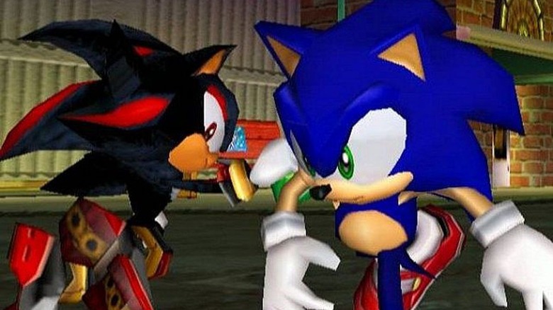 Sonic Adventure 2 gameplay with Knuckles
