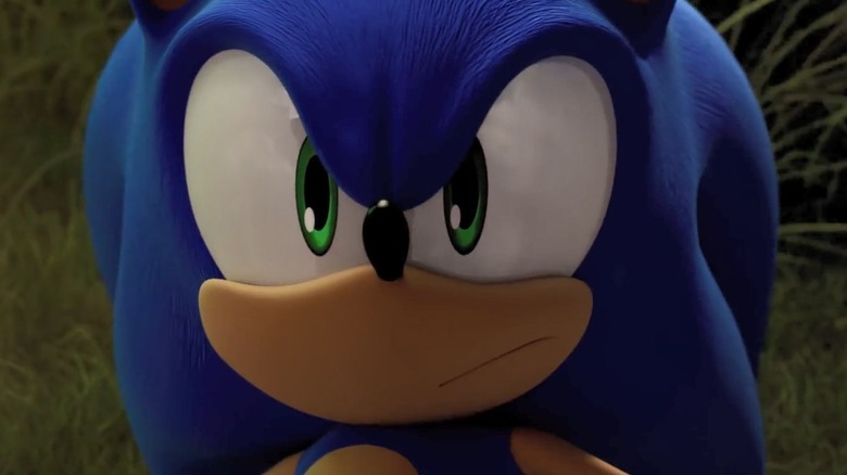 Sonic frowning in Sonic Frontiers