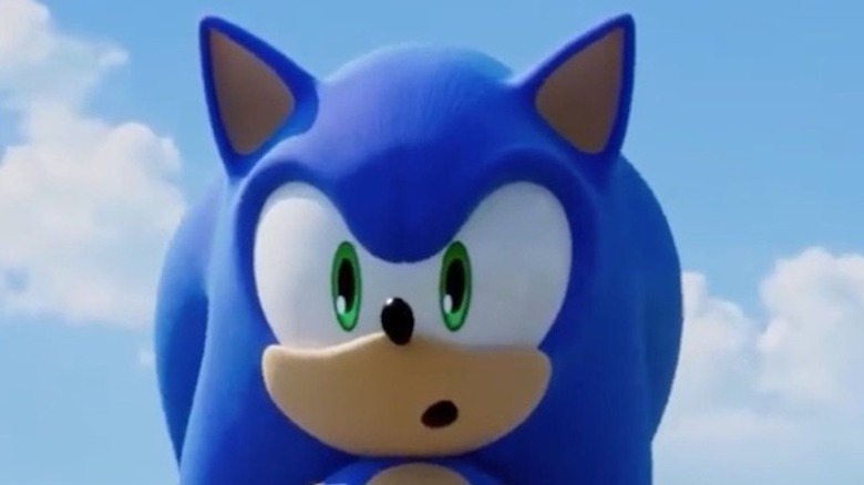 Sonic Frontiers shocked face