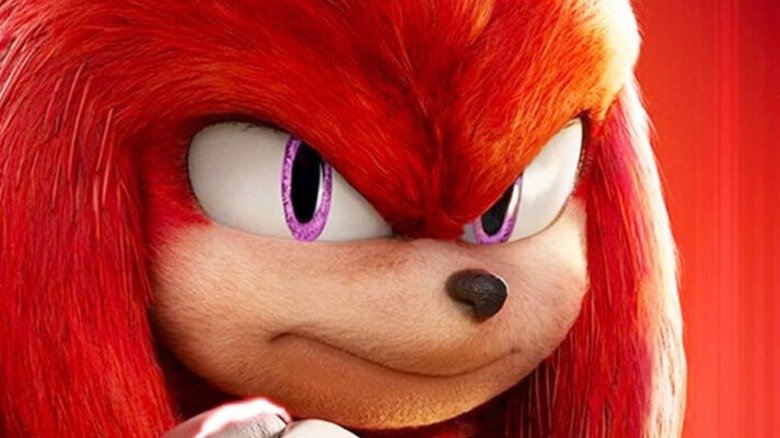 Knuckles making a fist