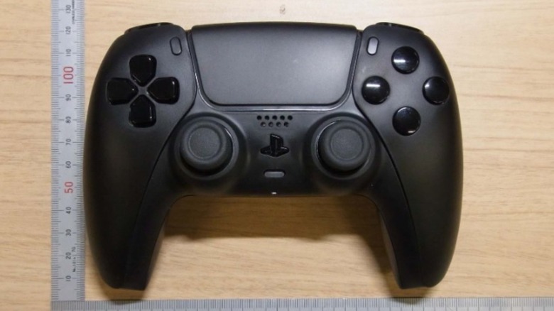 black DualSense controller