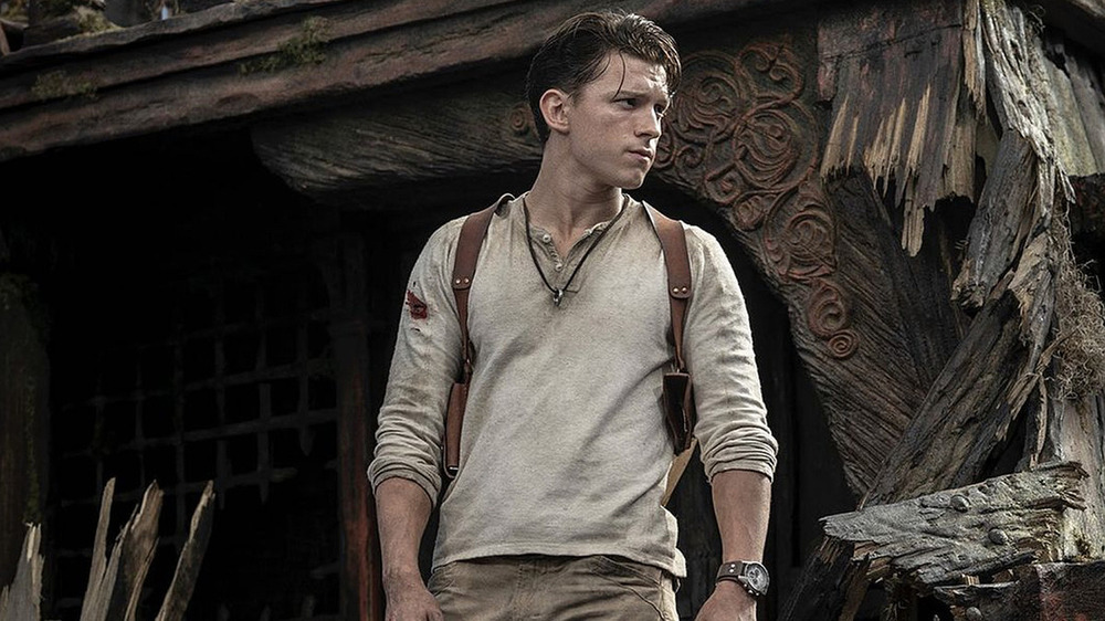Tom Holland as Nathan Drake in Uncharted