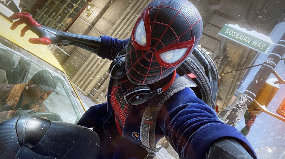 A screenshot from Insomniac Games' Spider-Man: Miles Morales
