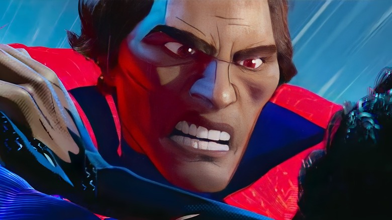 Spider-Man 2099 tackles Miles Spidey