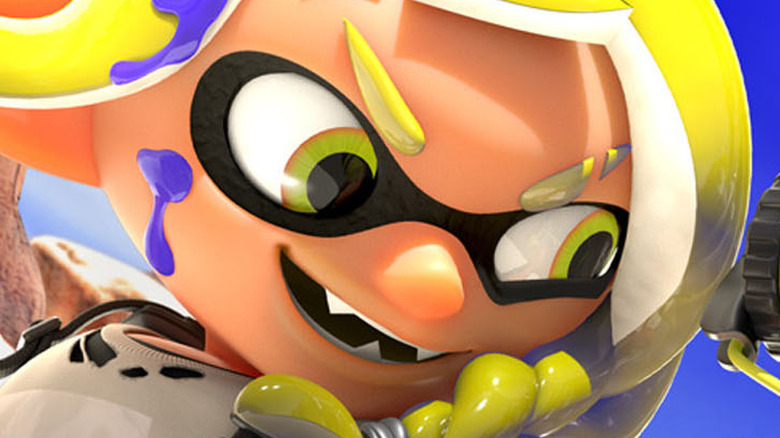 Splatoon 3's character close up 