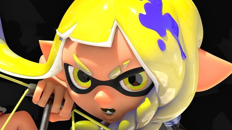 Inkling firing bow