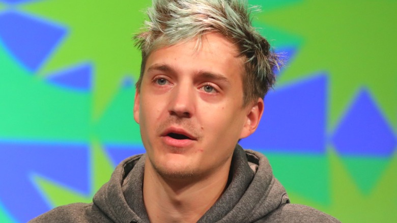 Ninja speaking at event