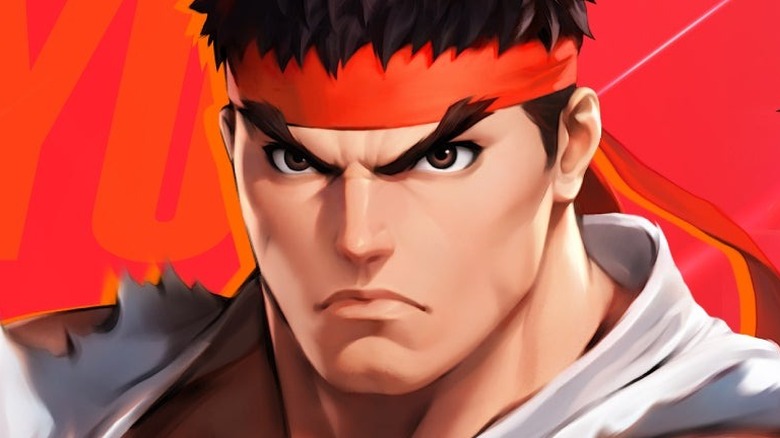 Ryu in fighting stance