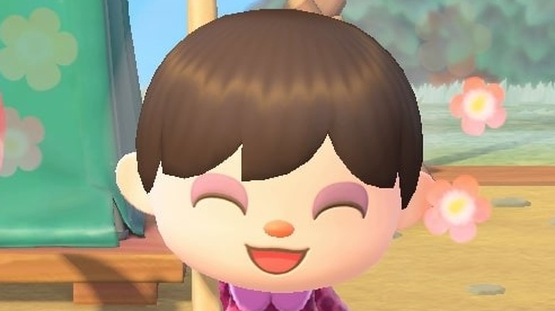 New Horizons villager smile