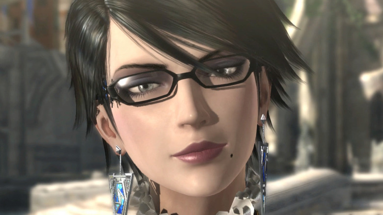 Bayonetta with short hair