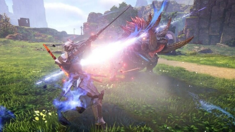 Alphen fights monster