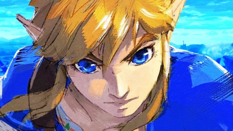 Link in Zelda art book