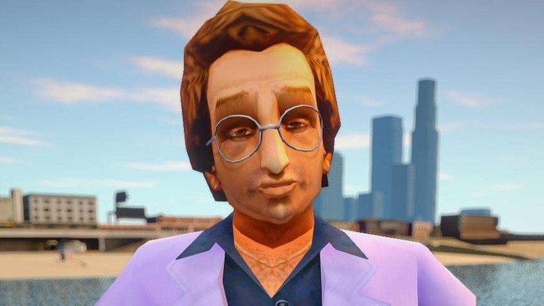 Ken Rosenberg on a ship in Grand Theft Auto: Vice City