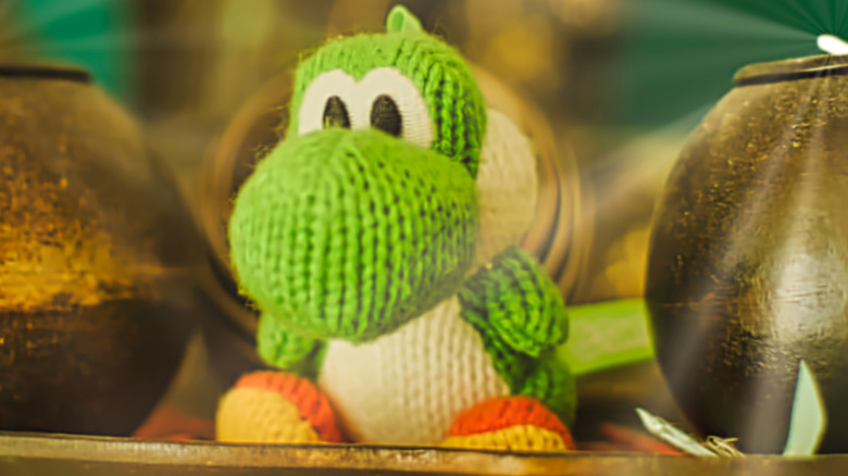 Wool Yoshi candles