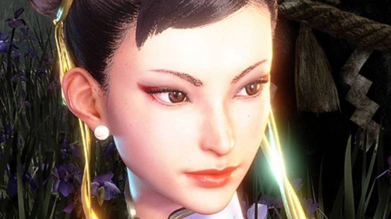 Chun-Li meditating close up