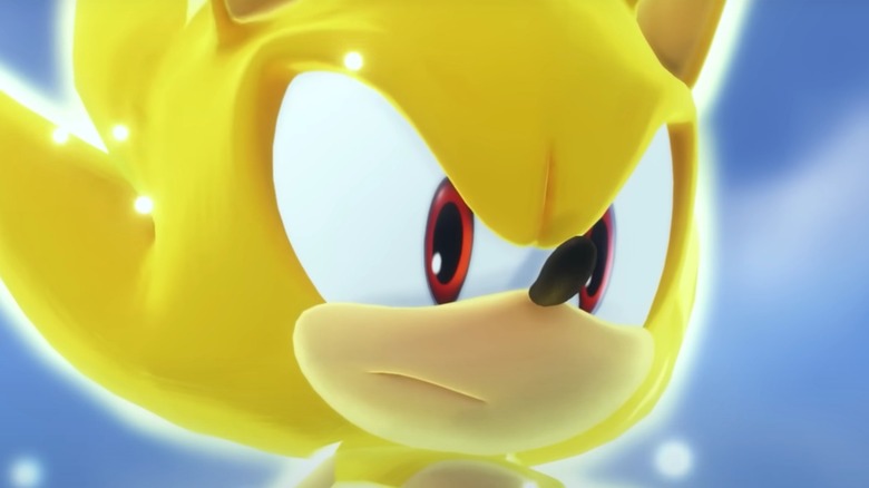 Super Sonic frowning
