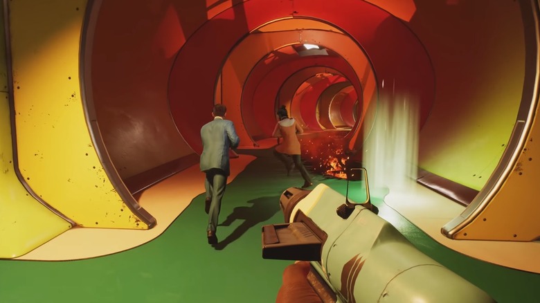 The Anacrusis Colorful Hallway Fire