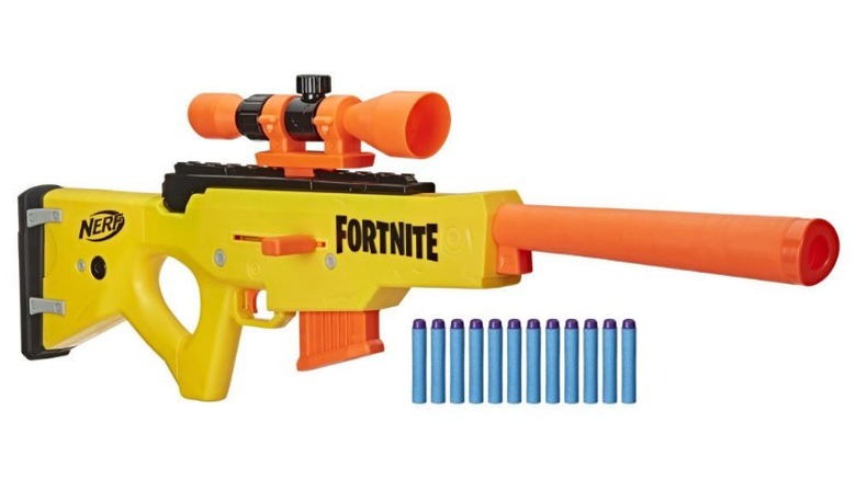 nerf fortnite basr bolt-action sniper rifle blaster