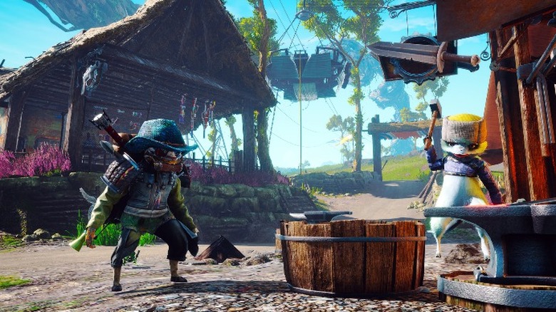 Biomutant creatures working