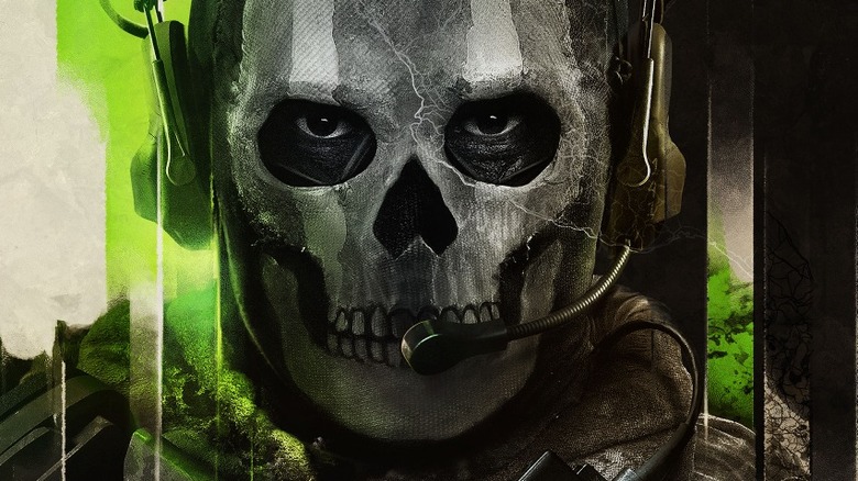 Modern Warfare 2 Ghost wearing headset
