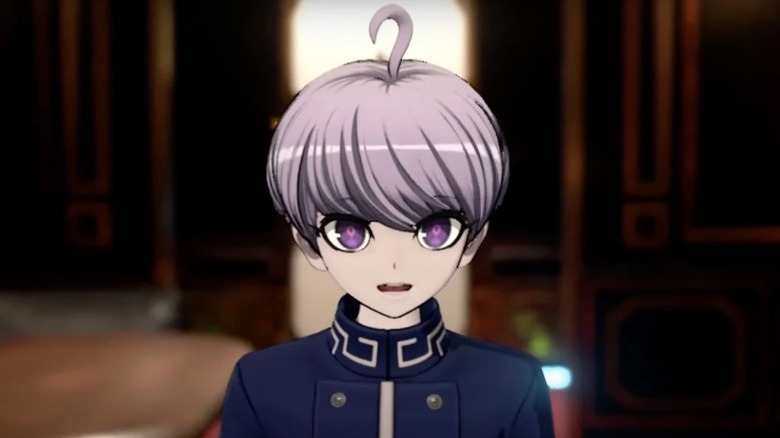 The main character in Rain Code looking shocked