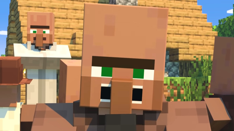 Minecraft Villager news anchorman