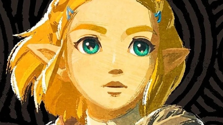 Zelda looks to side
