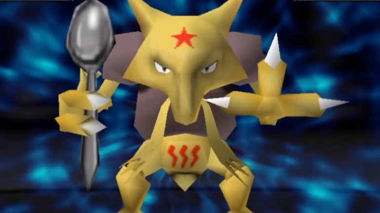 Kadabra attacking