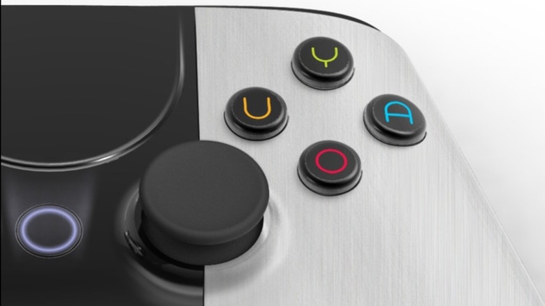 Ouya controller closeup