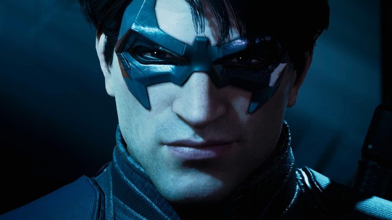 Nightwing smirking