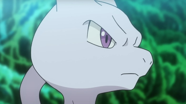 Mewtwo frowning
