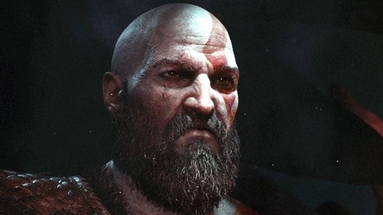 Kratos stares