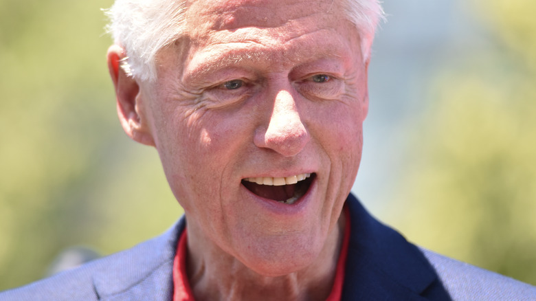 Clinton at rally