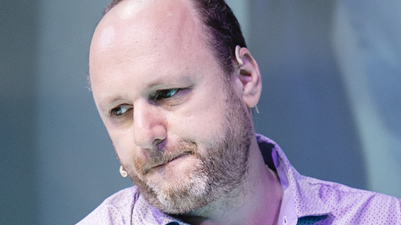 David Cage looks away