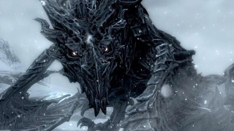 intimidating Alduin