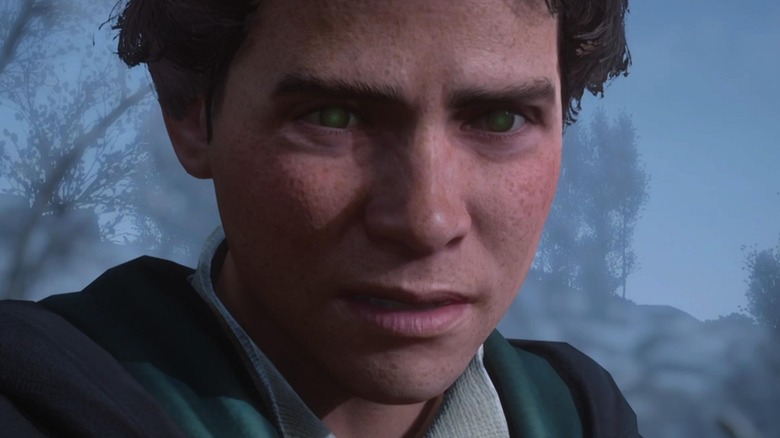 Hogwarts Legacy Sebastian green eyes