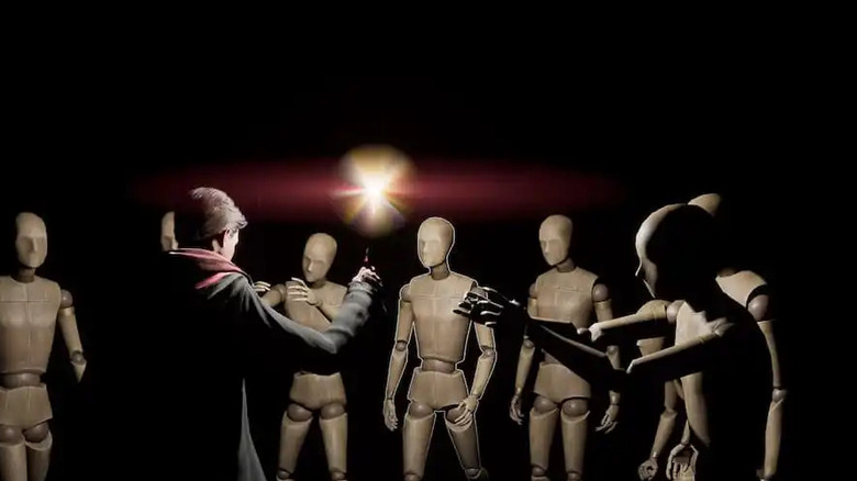 Hogwarts Legacy player ambushed by mannequins