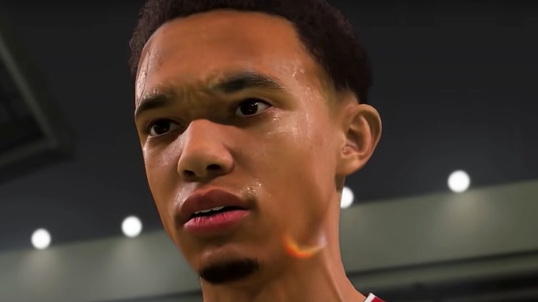 Trent Alexander-Arnold focused