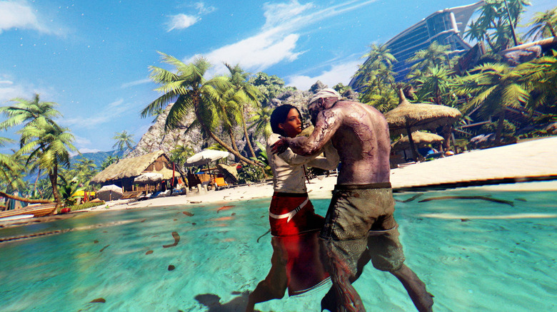 Dead Island Character With Zombie