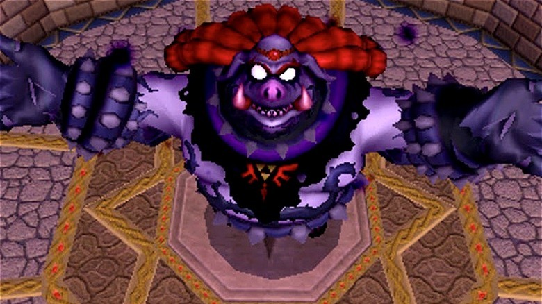 Yuga-Ganon with arms outstretched.