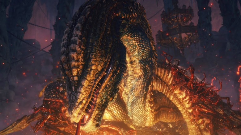 Serpent boss fight