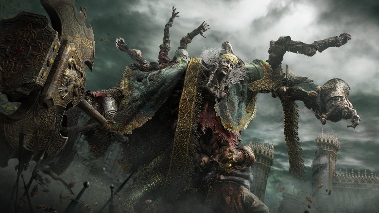 Elden Ring creature with horns
