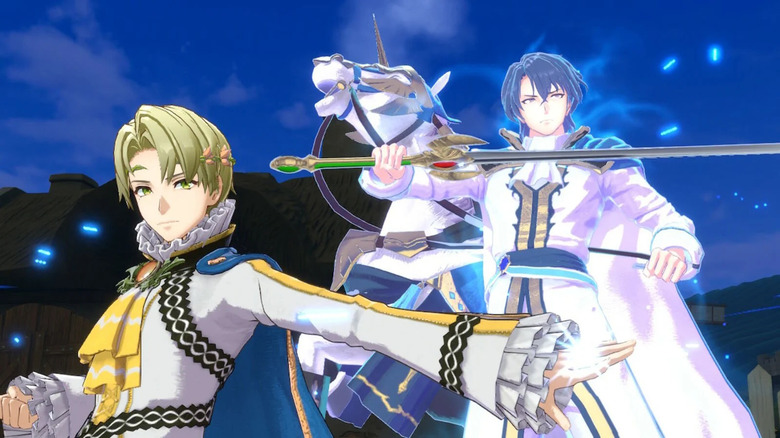 Fire Emblem Engage Alfred with Emblem