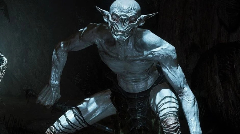 Skyrim Falmer in Cave