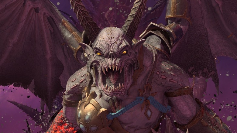 Warhammer daemon yelling