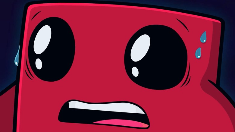 Meat Boy in Super Meat Boy trailer