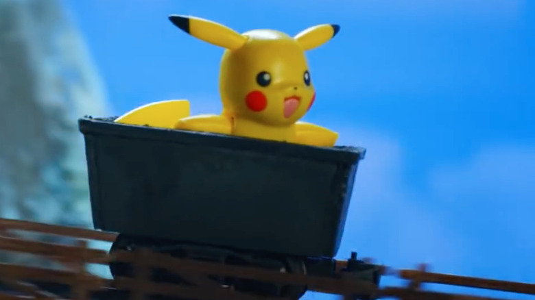 Pikachu mine cart