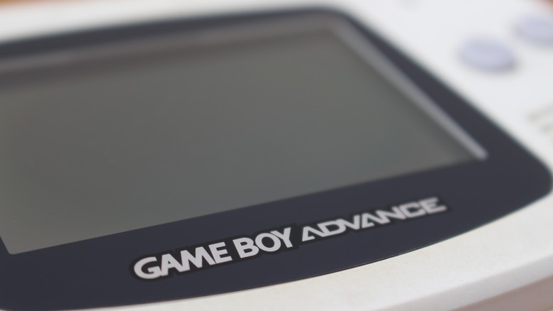 Close up of GBA on table